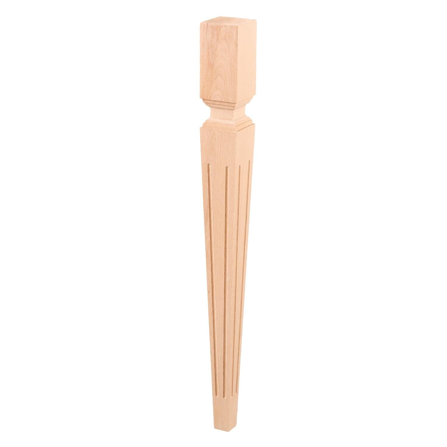 Torna Ahşap Ayak Sehpa Masa  Dresuar Ayağı Desenli  Torna Ayak 7x7x45 cm