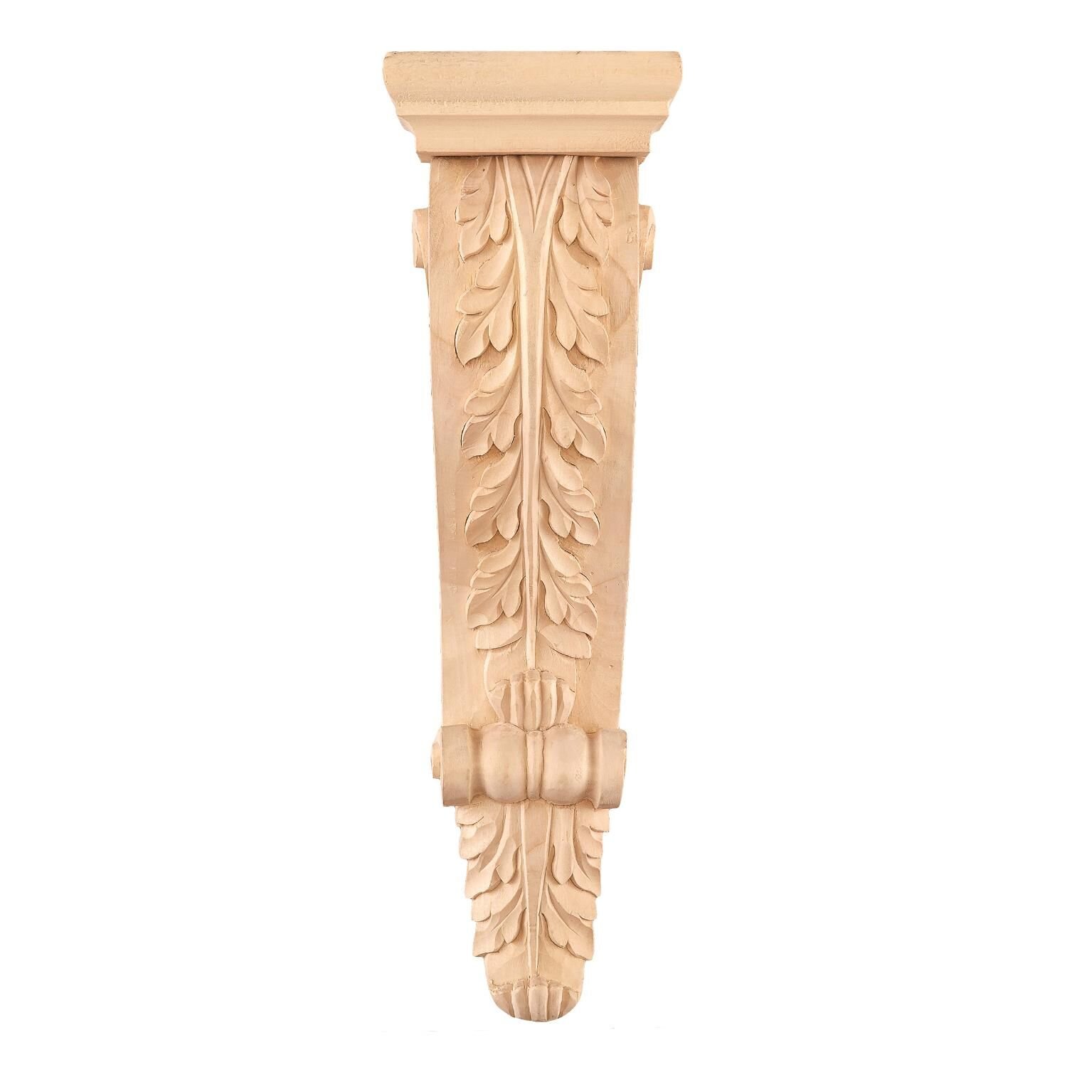 Payanda Ahşap Oyma İşemeli Boyanabilir Dekoratif Aksesuar 30x11x8,5 AOP10