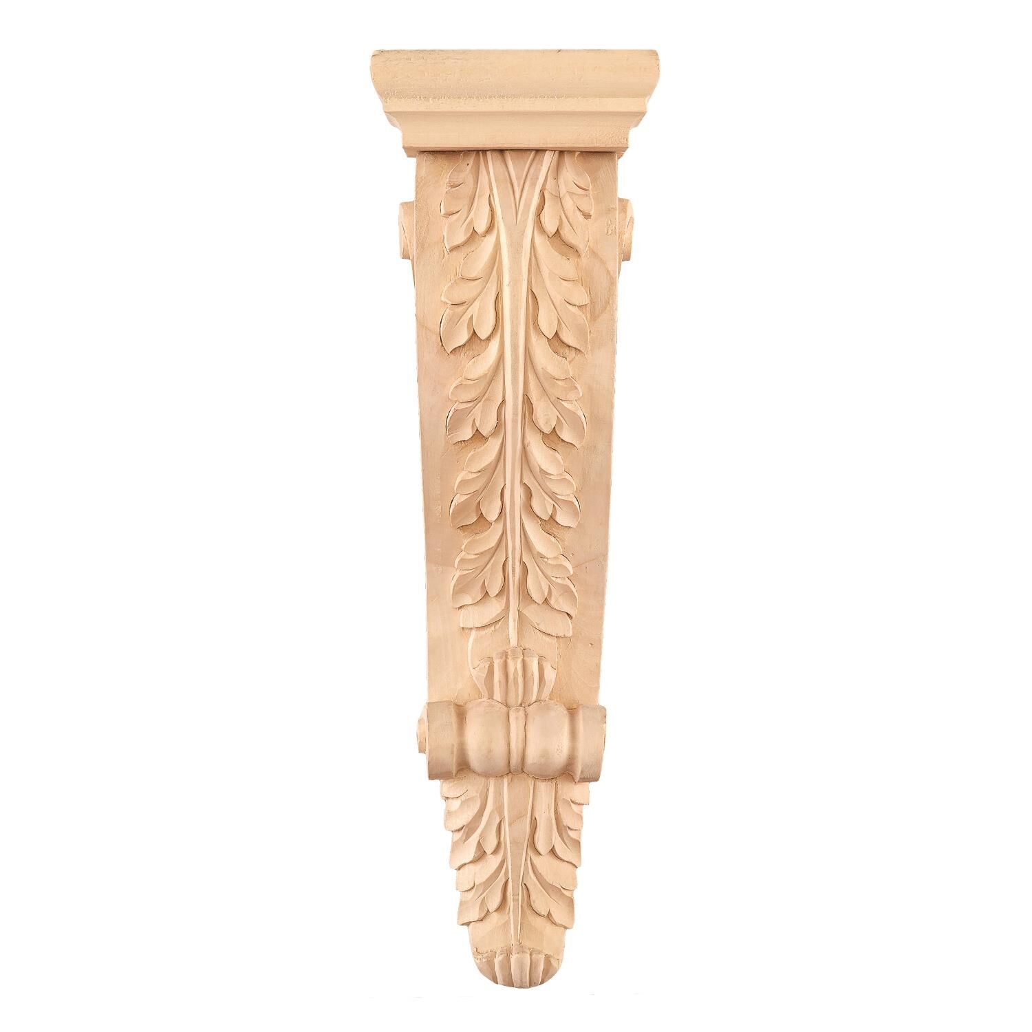 Payanda Ahşap Oyma İşemeli Boyanabilir Dekoratif Aksesuar 30x11x8,5 AOP10