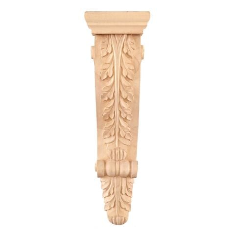 Payanda Ahşap Oyma İşemeli Boyanabilir Dekoratif Aksesuar 30x11x8,5 AOP10