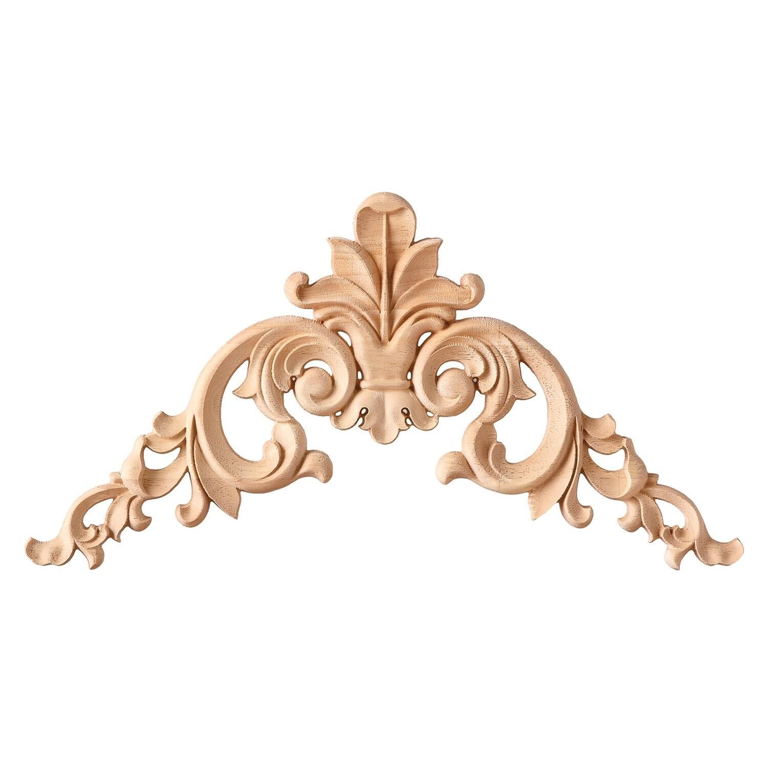 Köşe Aplik Dekoratif Aksesuar Boyanabilir İşlemeli Ahşap  30x30x1,2 cm OKA02