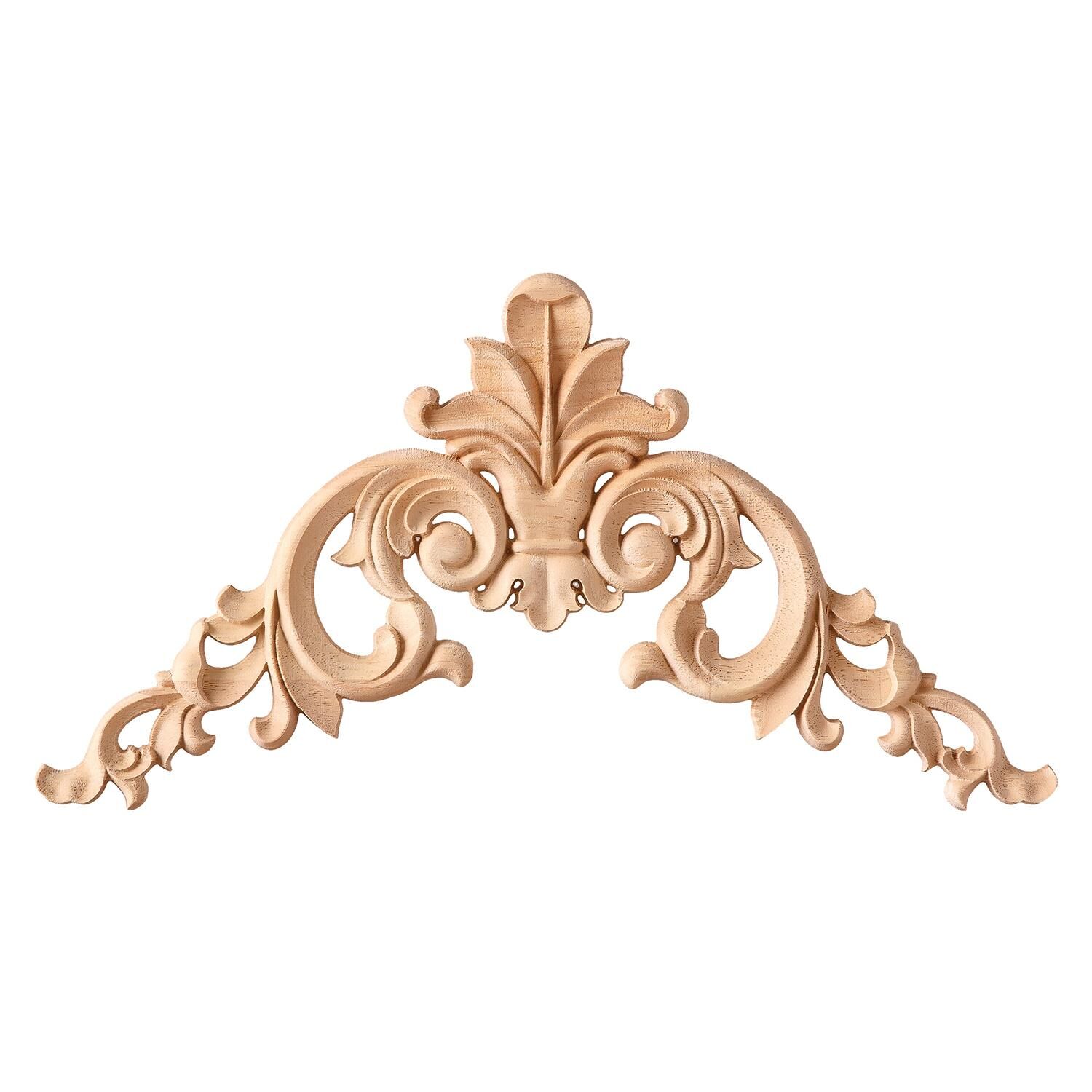 Köşe Aplik Dekoratif Aksesuar Boyanabilir İşlemeli Ahşap  30x30x1,2 cm OKA02