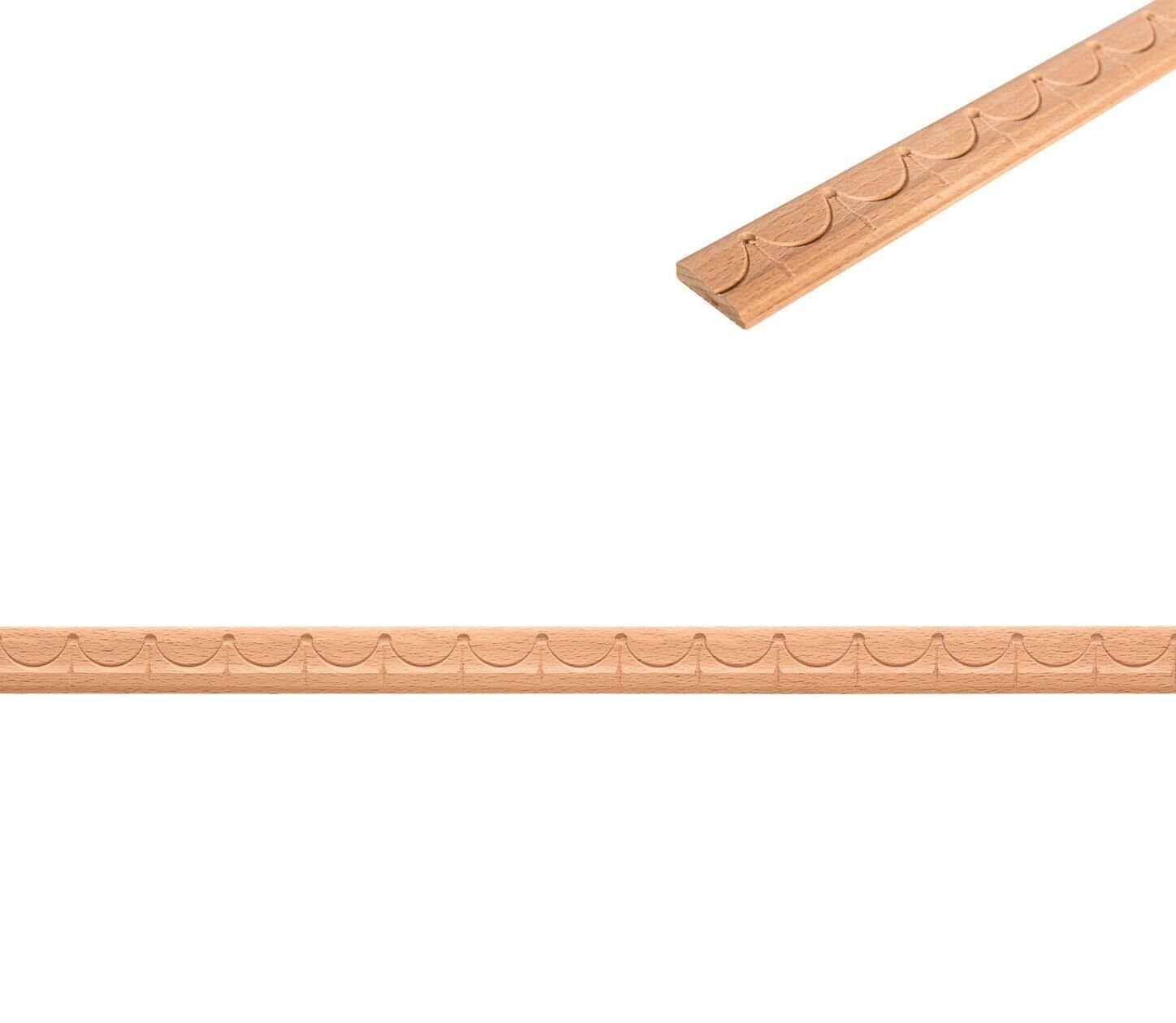 Kayın Çıta Ahşap Desenli Dekortatif Aksesuar 30x7 mm-BC33