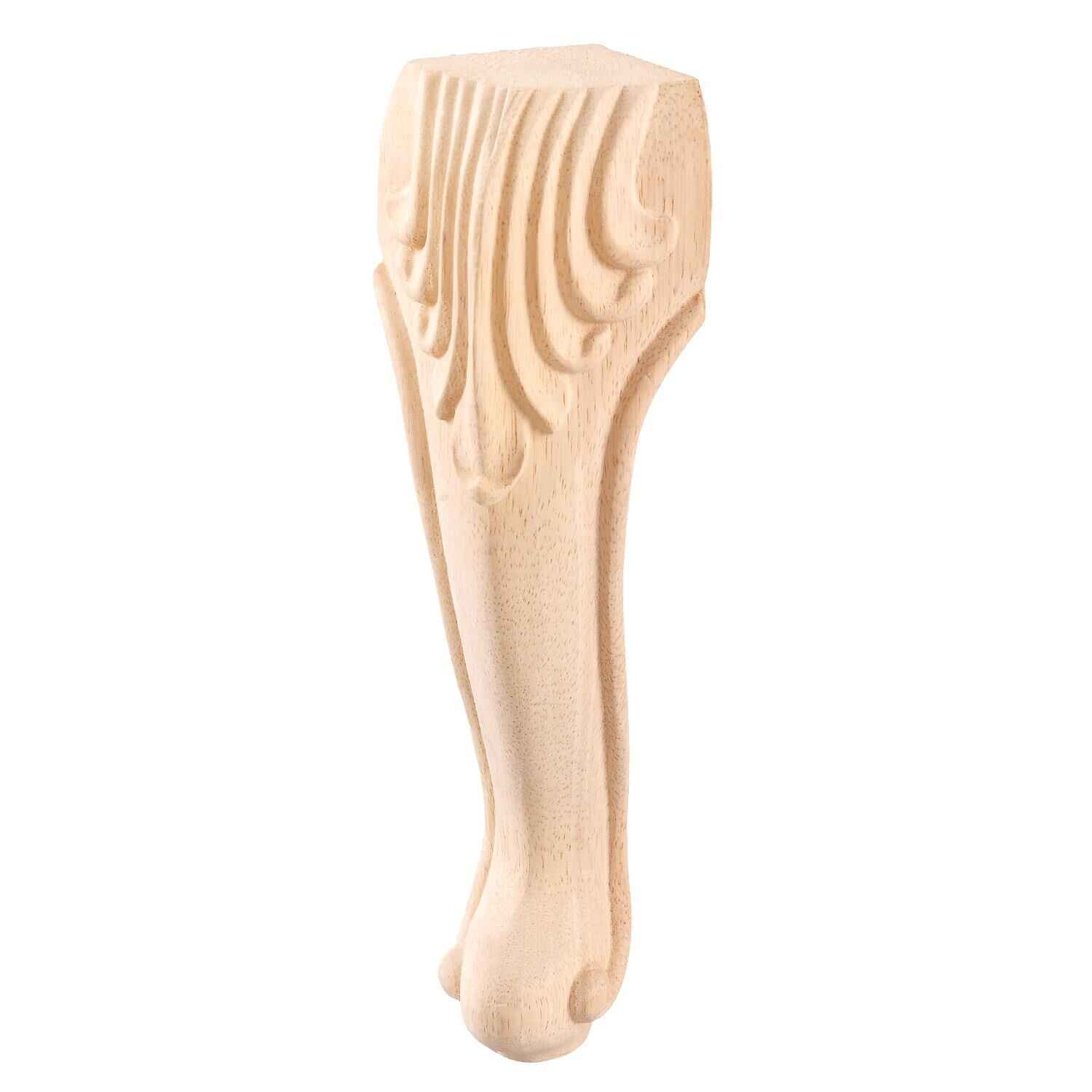 Torna  Ayak Oymalı Ayak Sehpa Komodin Mobilya Dresuar Boyanabilir Ahşap Ayak  8x8x30 cm  KDOL.02