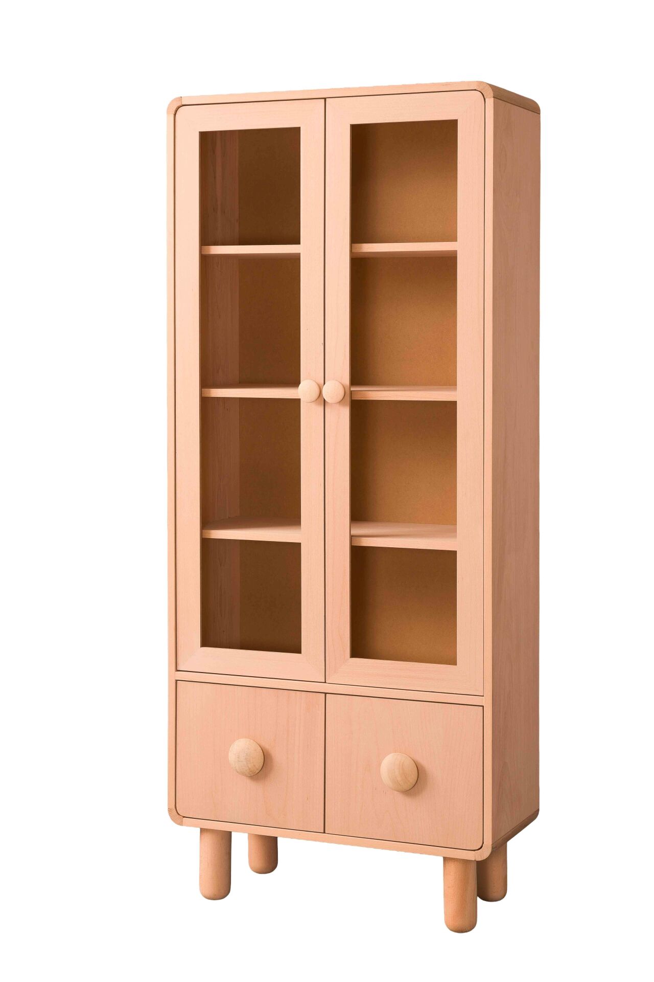 BOHEM KAPAKLI CAMLI KITAPLIK