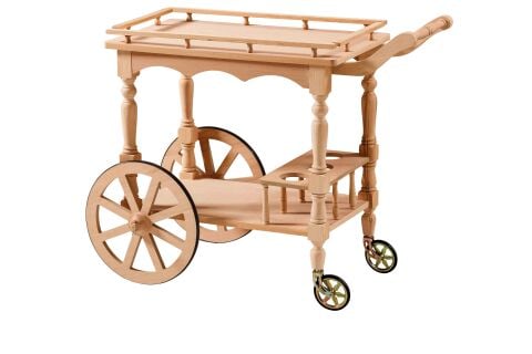 BÜYÜK TEKER SERVIS ARABASI 90X50X85 CM