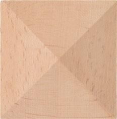 Kayın Piramit  Duvar Aksesuarı 7x7 cm