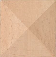 Kayın Piramit  Duvar Aksesuarı 8x8 cm
