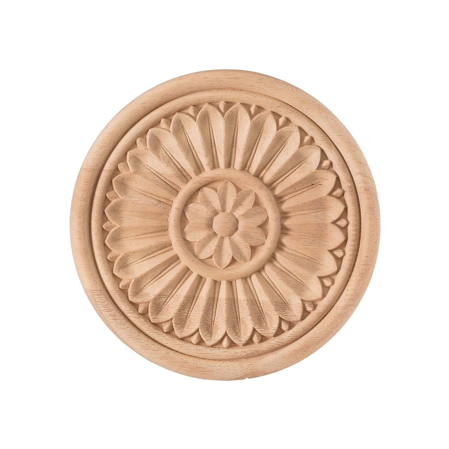 Aplik Motifli Rozet Boyanabilir Dekoratif Aksesuar 20x1,4 CM-OA239