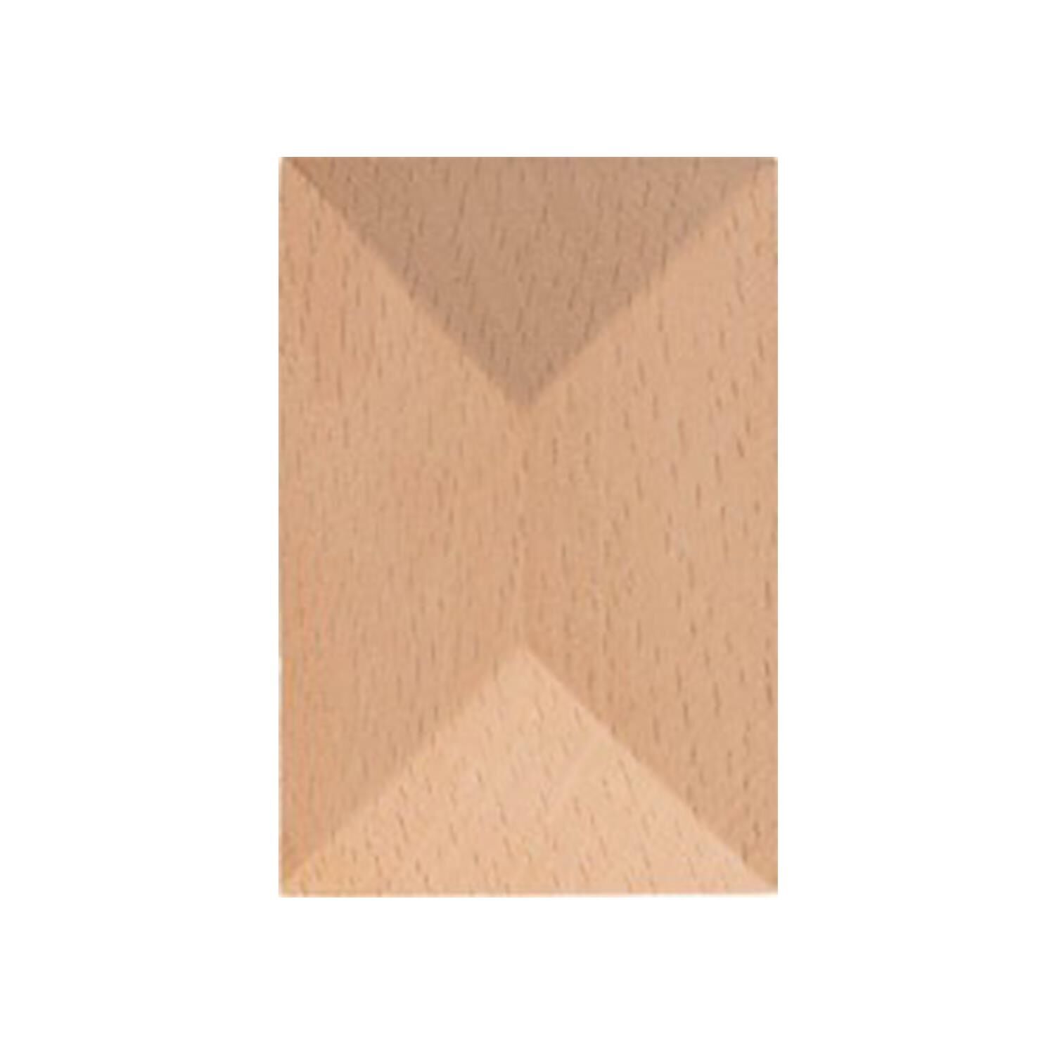 Kayın Piramit  Duvar Aksesuarı 6x10 cm