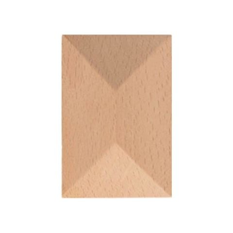 Kayın Piramit  Duvar Aksesuarı 6x10 cm