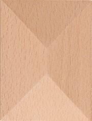 Kayın Piramit  Duvar Aksesuarı 7x10 cm