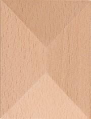 Kayın Piramit  Duvar Aksesuarı 7x10 cm