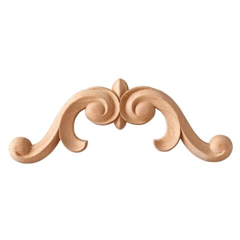 Aplik Motifli Rozet Boyanabilir Dekoratif Aksesuar 15x6x1 CM-OA166