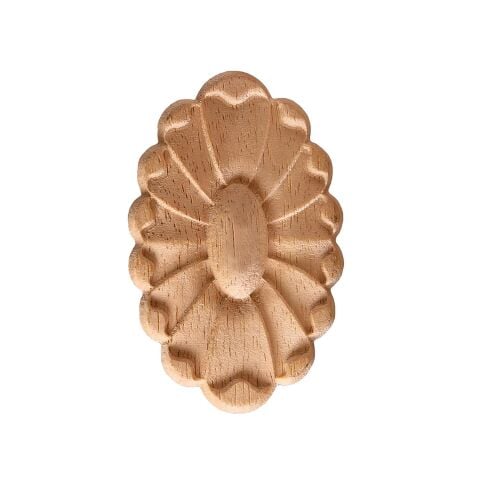 Aplik Motifli Rozet Boyanabilir Dekoratif Aksesuar 8x4x0,8 CM-OA245
