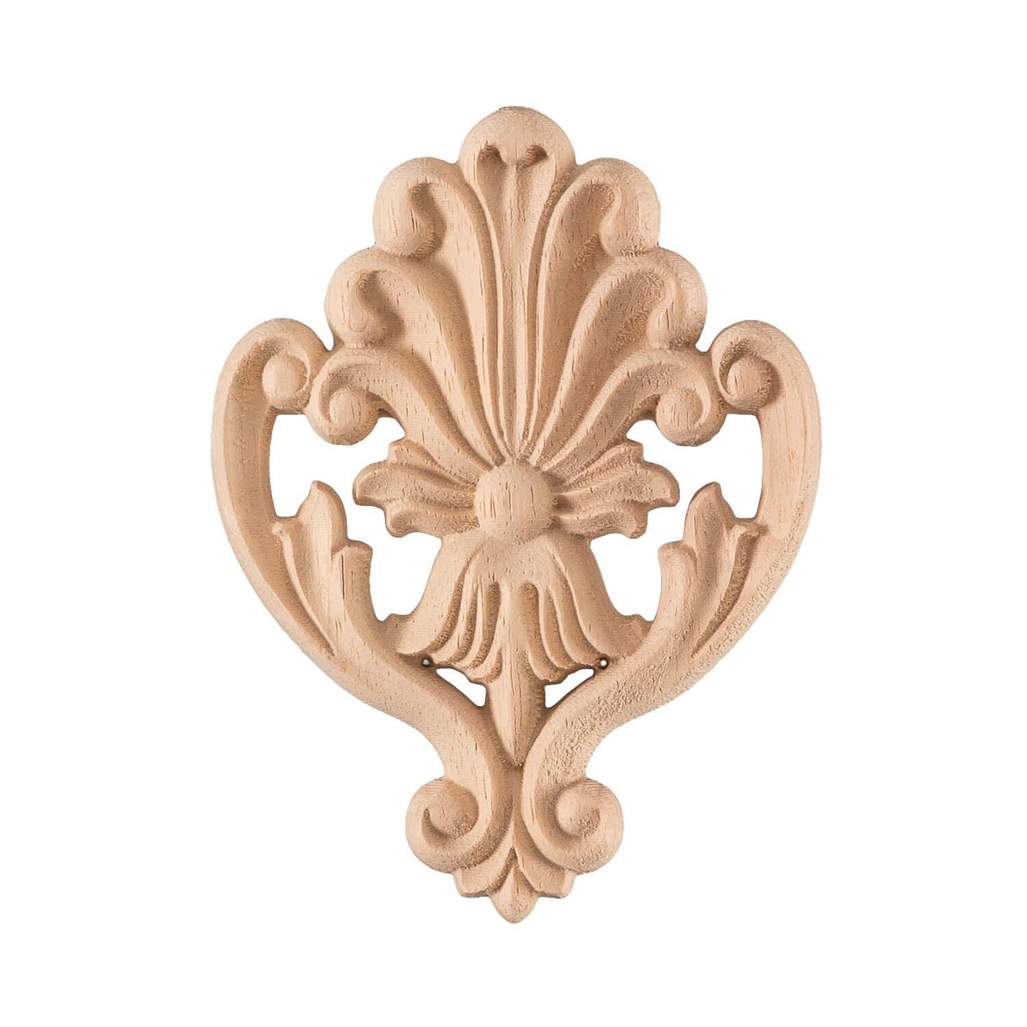 Aplik Motifli Rozet Boyanabilir Dekoratif Aksesuar 13x10x1 CM-OA49