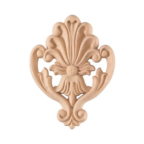 Aplik Motifli Rozet Boyanabilir Dekoratif Aksesuar 13x10x1 CM-OA49