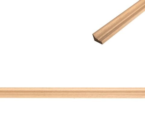 Ayous Ahşap Işık Bandı Çıta Boyanabilir Dekoratif Aksesuar 40x29 mm  MAC81