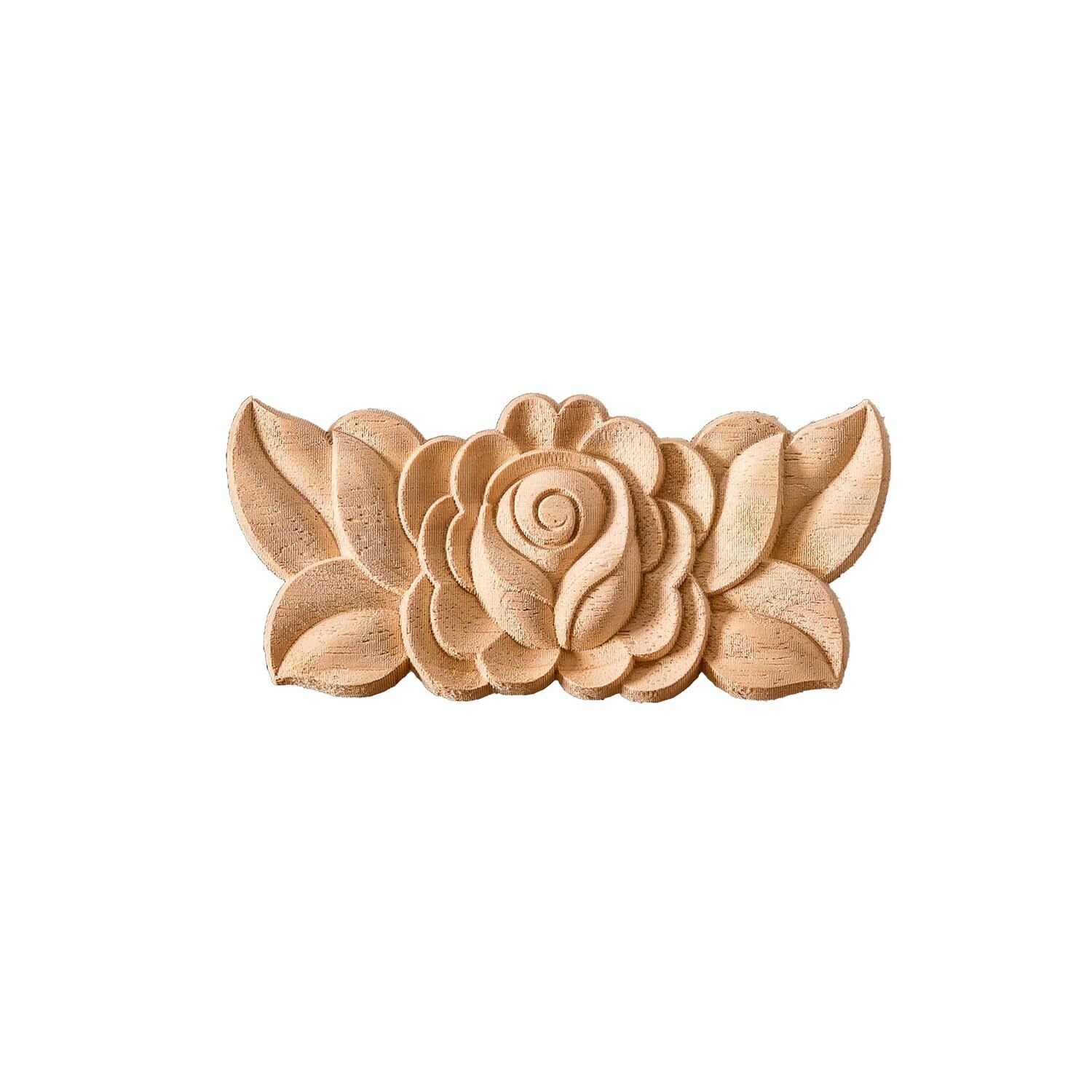 Aplik Motifli Rozet Boyanabilir Dekoratif Aksesuar 12x5,5x1 CM-OA295