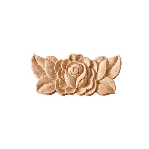 Aplik Motifli Rozet Boyanabilir Dekoratif Aksesuar 9x3,5x1 CM-OA295