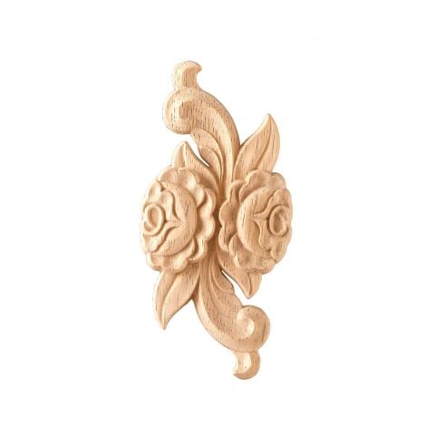 Aplik Motifli Rozet Boyanabilir Dekoratif Aksesuar 12x6x1 CM-OA103