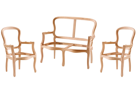 KLASIK ÇAY TAKIMI 120X53X100 CM