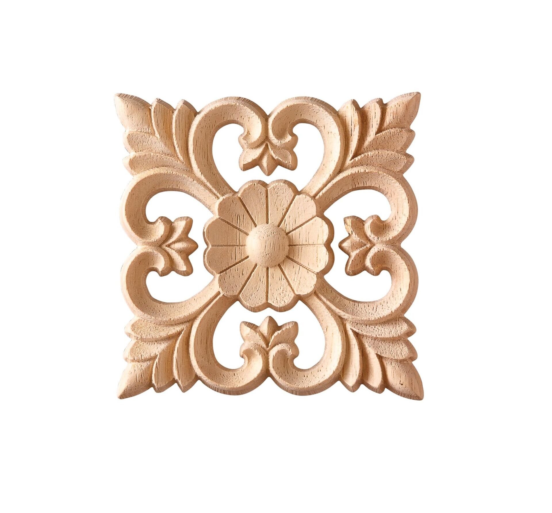 Aplik Motifli Rozet Boyanabilir Dekoratif Aksesuar 10x10x1 CM-OA69