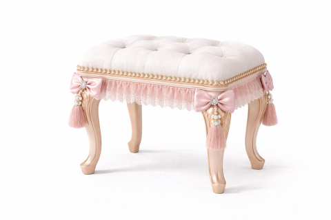 60 LIK LÜKENS OYMALI PUF 62X43X40 CM