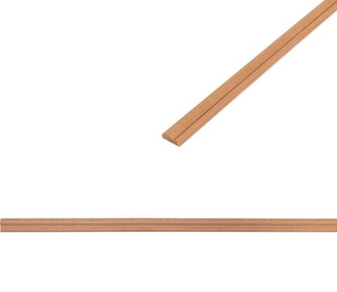 Kayın Çıta Ahşap Desenli Dekoratif Aksesuar 18x8 mm