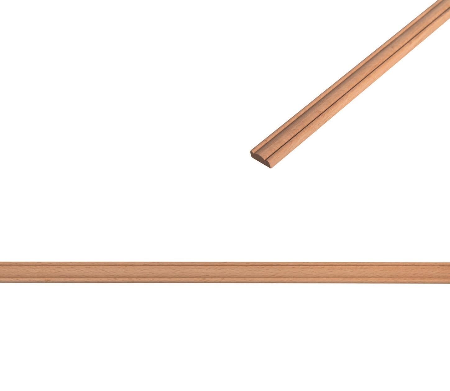 Kayın Çıta Ahşap Desenli Dekoratif Aksesuar 20x8 mm