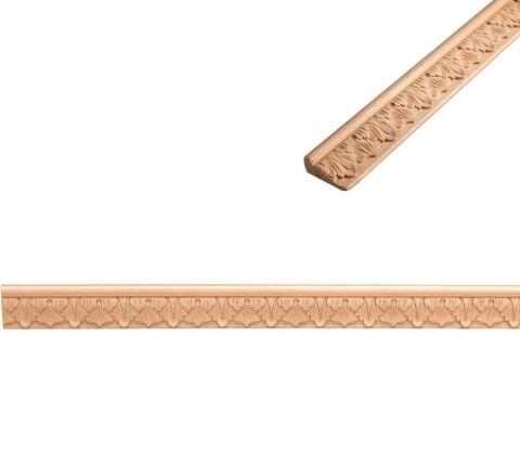 Kayın Çıta Ahşap Desenli Dekortatif Aksesuar 40x17 mm-BC87