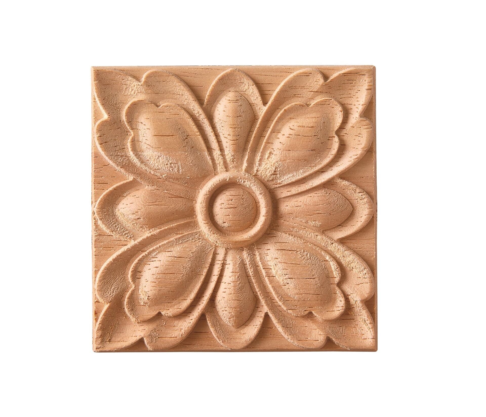 Aplik Motifli Rozet Boyanabilir Dekoratif Aksesuar 6x6x0,8 CM-OA94