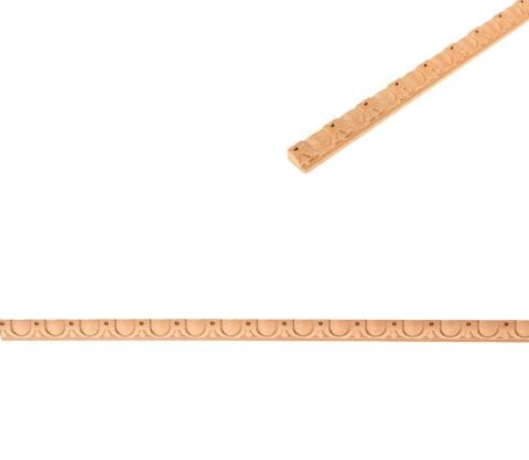 Kayın Çıta Baskılı Ahşap Desenli Dekoratif Aksesuar 21x11 mm-BC09