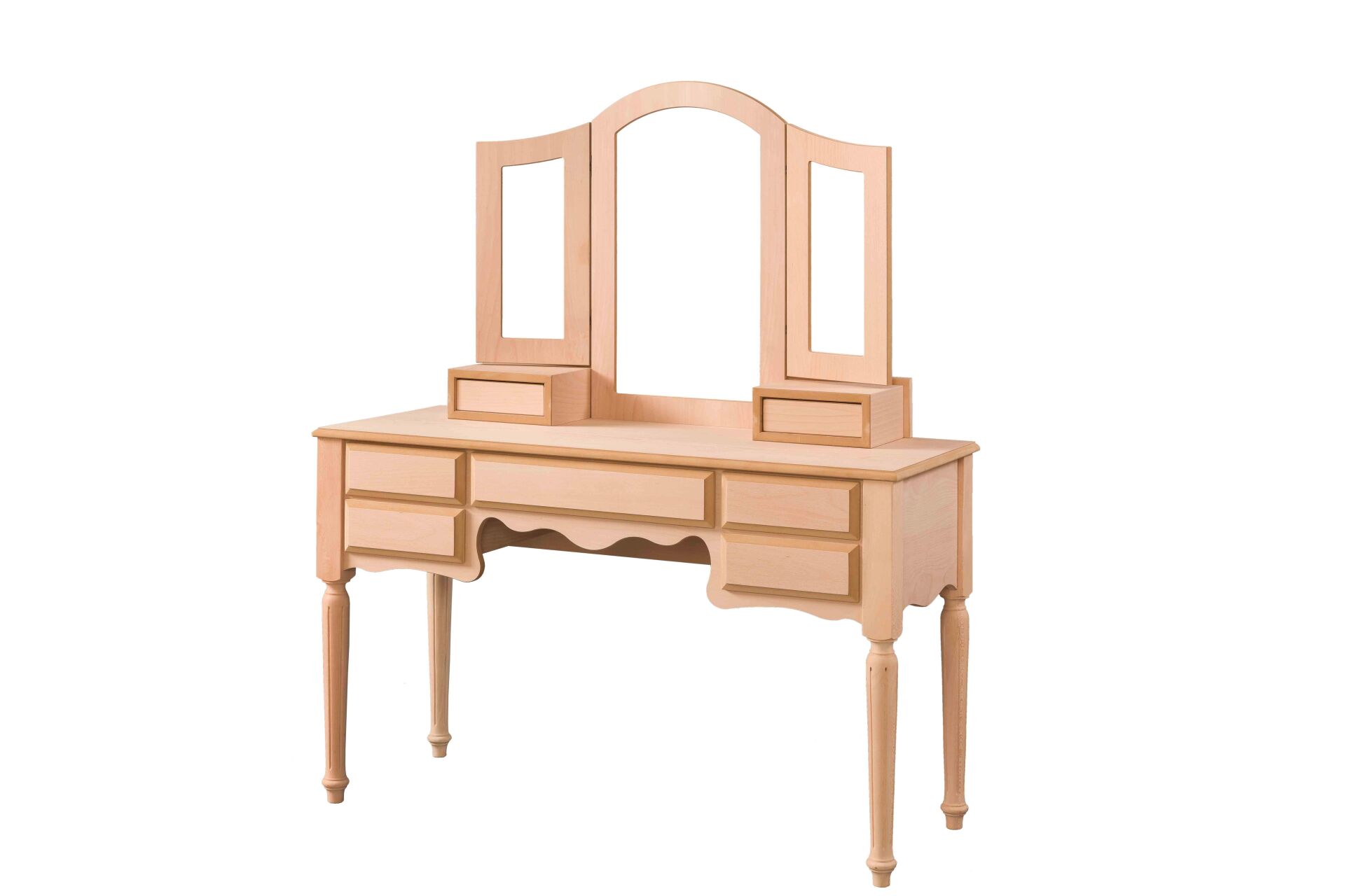 5 ÇEKMECELI TORNALI  MAKYAJ MASASI   126x49X79