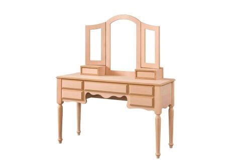 5 ÇEKMECELI TORNALI  MAKYAJ MASASI   126x49X79