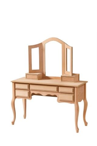 5 ÇEKMECELİ LÜKENS MAKYAJ MASASI 126X49X79