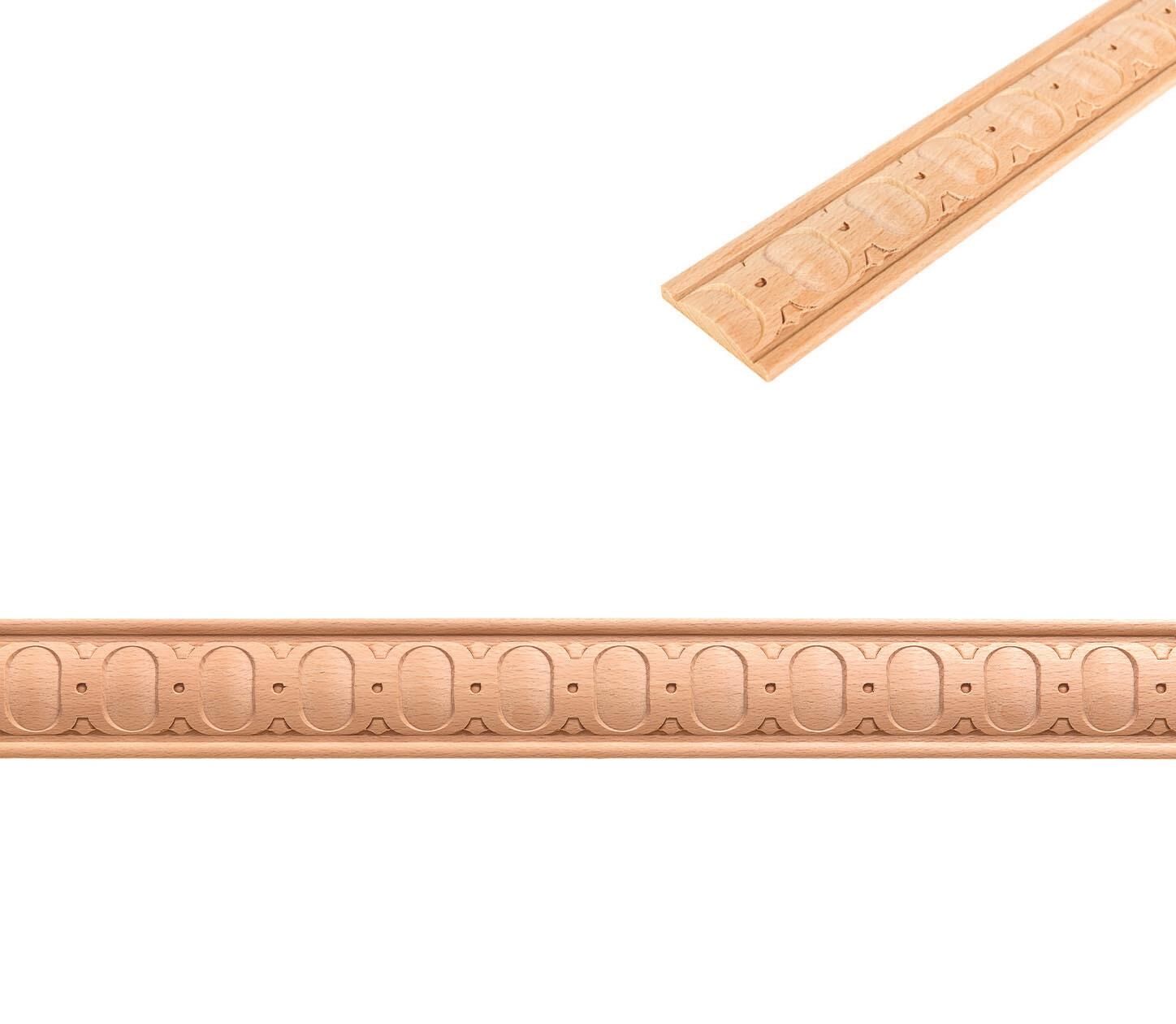 Kayın Çıta Ahşap Desenli Dekortatif Aksesuar 60x11 mm-BC06