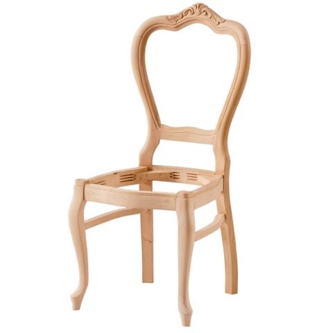 KLASİK LÜKENS OYMALI SANDALYE 46X47X98 CM