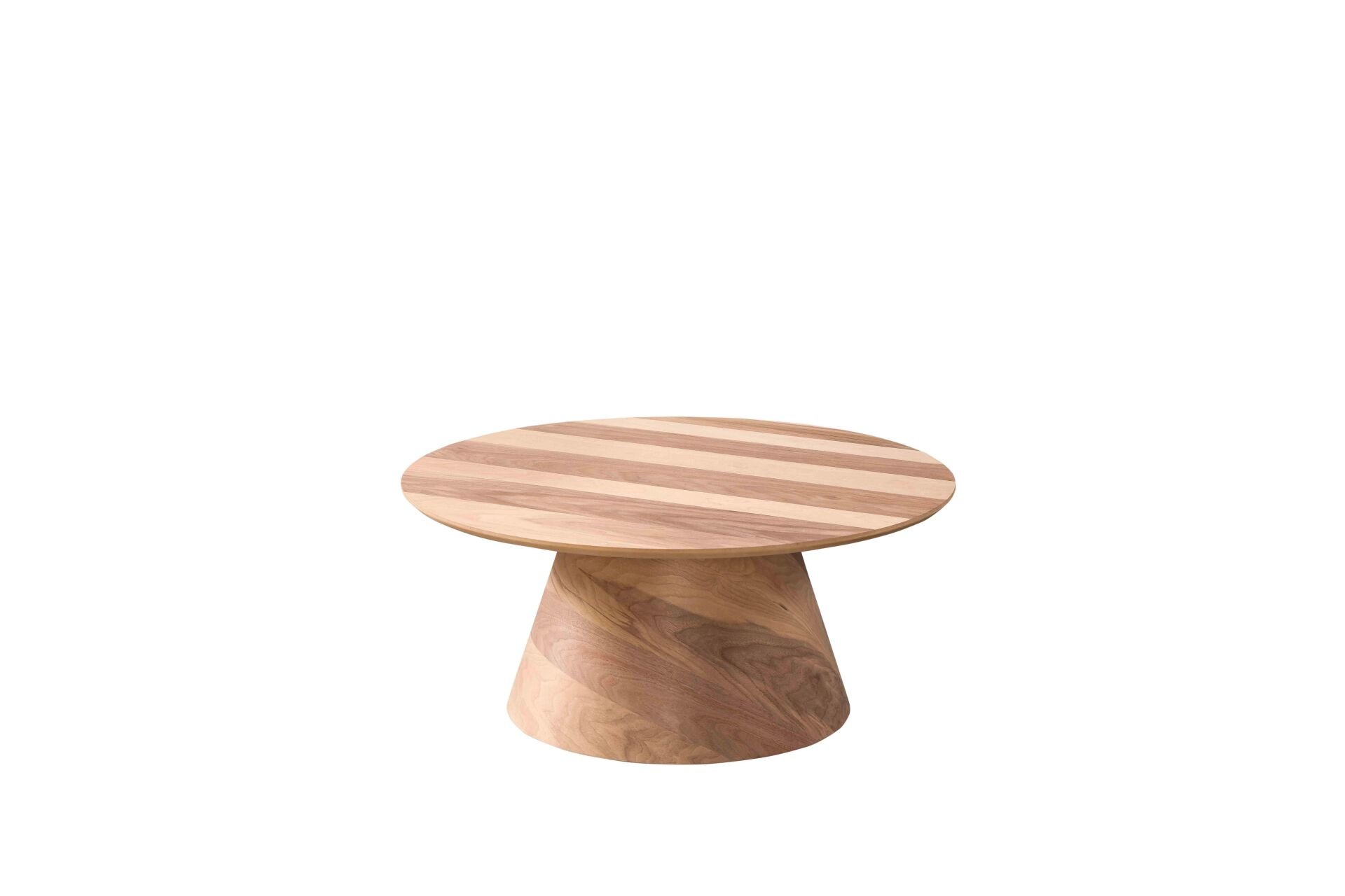 OSLO YUVARLAK CEVIZ ORTA SEHPA  90x90X40