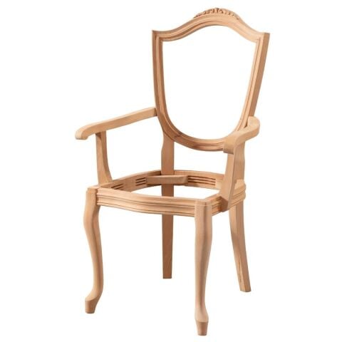 KUPA OYMALI KOLLU SANDALYE 59X52X99 CM