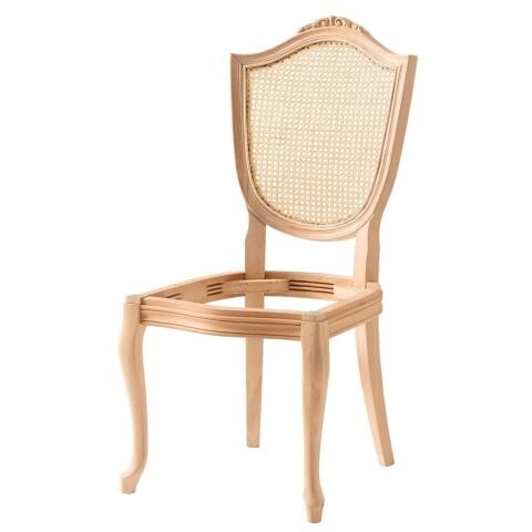 HASIRLI KUPA OYMALI SANDALYE 48X52X99 CM