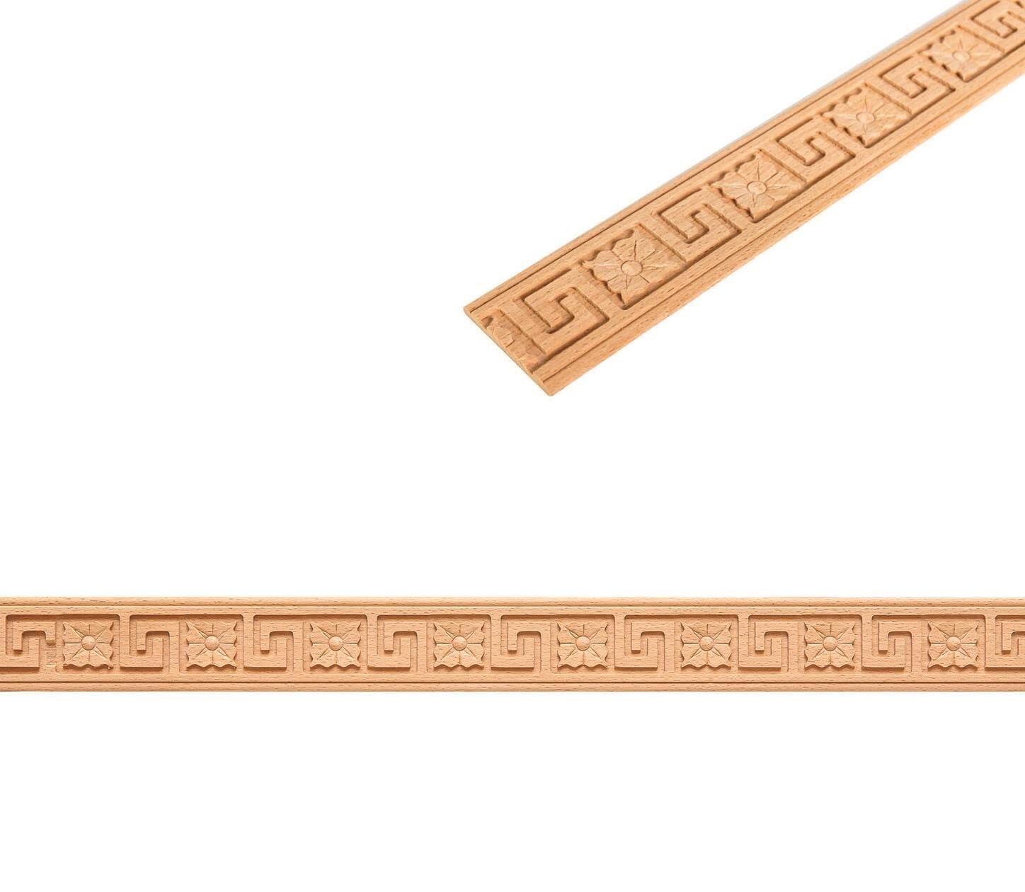 Kayın Çıta Ahşap Desenli Dekoratif Aksesuar 50x5 mm-BC40