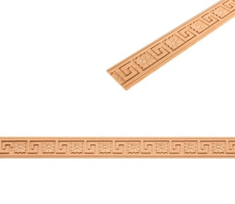 Kayın Çıta Ahşap Desenli Dekoratif Aksesuar 80x7 mm-BC40