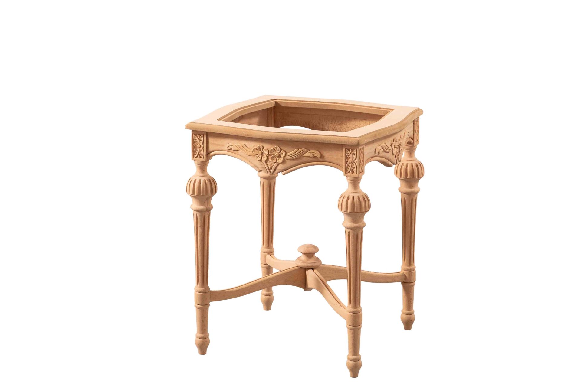 OSMANLI KARE CAMLI SAKSILIK 51X51X61 CM