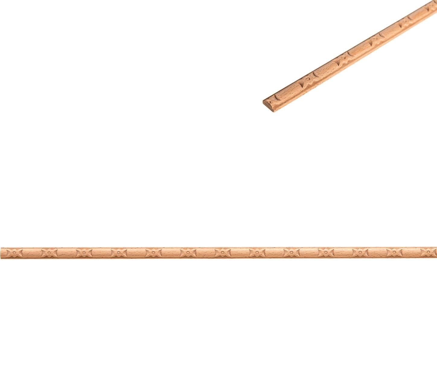 Kayın Çıta Baskılı Ahşap Desenli Dekoratif Aksesuar 14x7 mm-BC65