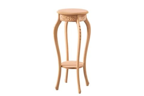 YUVARLAK YÜKSEK OYMALI SAKSILIK  30X30X82