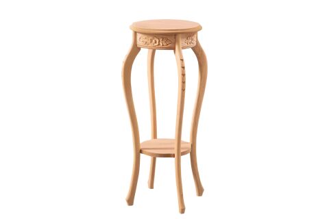 YUVARLAK YÜKSEK OYMALI SAKSILIK  30X30X82