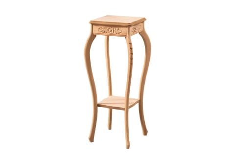 KARE YÜKSEK OYMALI SAKSILIK 41X41X60