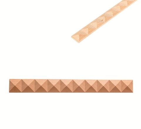 Kayın Çıta Baskılı Ahşap Desenli Dekoratif Aksesuar 50x11 mm-BC34