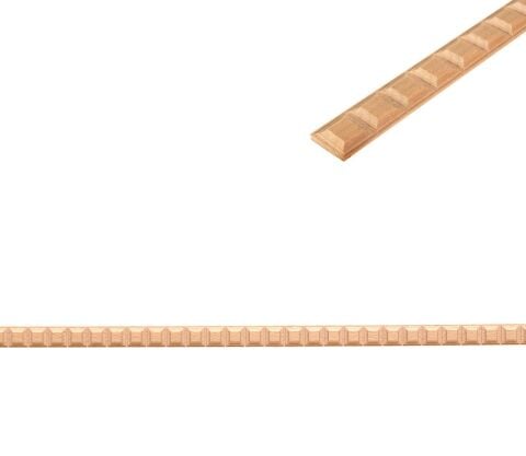 Kayın Çıta Baskılı Ahşap Desenli Dekoratif Aksesuar 25x8 mm-BC12